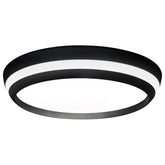 Lutec Cepa Smart Ceiling Light 33W with Integrated Light 2700K to 6500K and RGB - Black 35cm